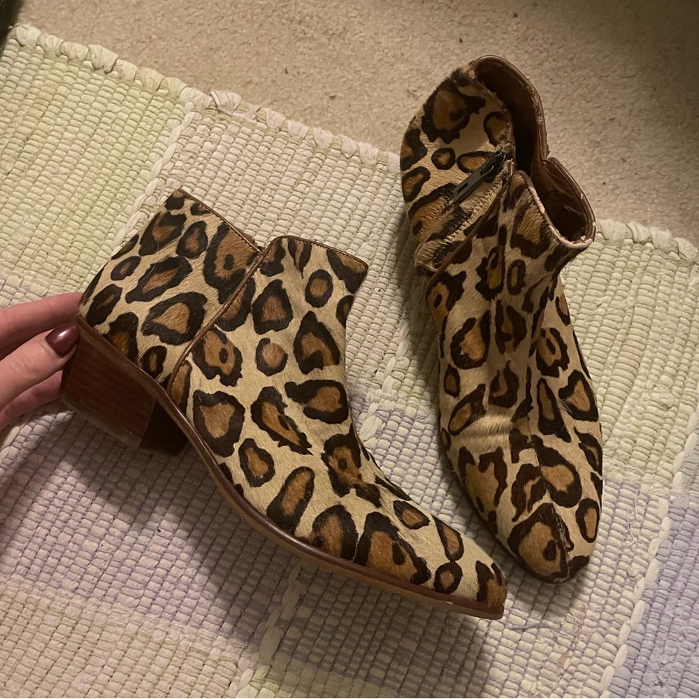Sam Edelman Leopard Booties
